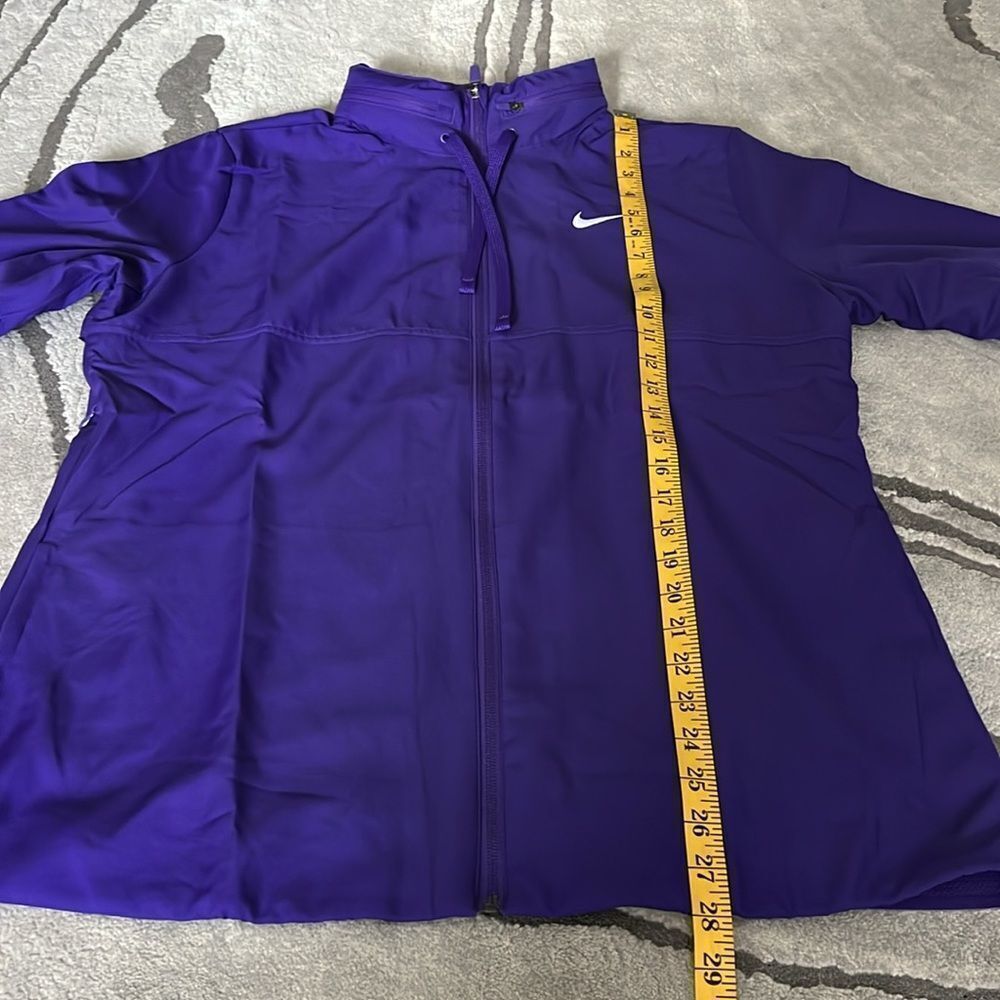 Nike Dry Women’s Purple Full Zip Jacket - Picture 11 of 14